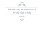 provide financial, econometric and regression analysis
